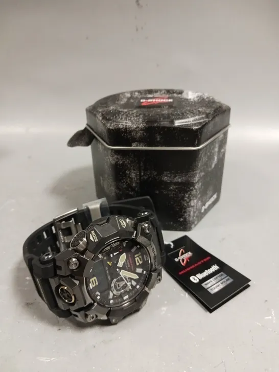 BOXED CASIO G-SHOCK MUDMASTER BLUETOOTH ENABLED WATCH 