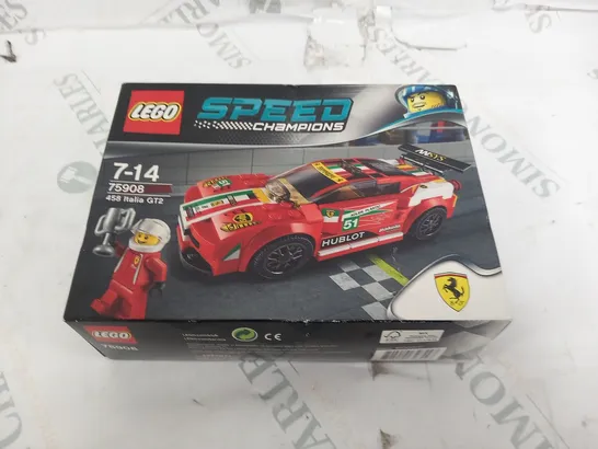 BOXED LEGO SPEED CHAMPIONS 75908 458 ITALIA GT2