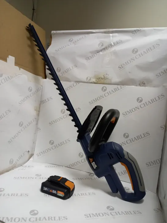 BOXED 18V CORDLESS HEDGE TRIMMER 