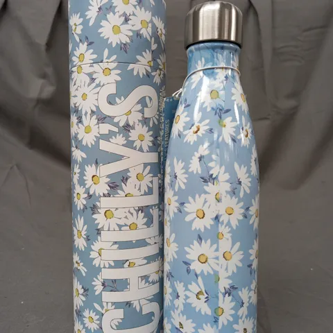 THE CHILLY'S BOTTLE - 500ML DAISY FLORAL DESIGN