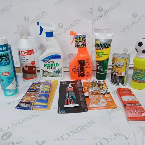 BOX TO CONTAIN APPROXIMATELY 20 ASSORTED DIY, HOUSE MAINTENANCE & HOUSE CLEANING PROBLEMS 