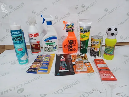 BOX TO CONTAIN APPROXIMATELY 20 ASSORTED DIY, HOUSE MAINTENANCE & HOUSE CLEANING PROBLEMS 