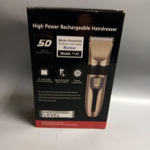 BOXED HIGH POWER RECHARGEABLE HAIRDRESSER PROFESSIONAL LEVEL