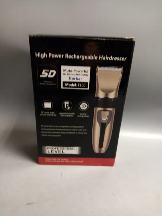 BOXED HIGH POWER RECHARGEABLE HAIRDRESSER PROFESSIONAL LEVEL