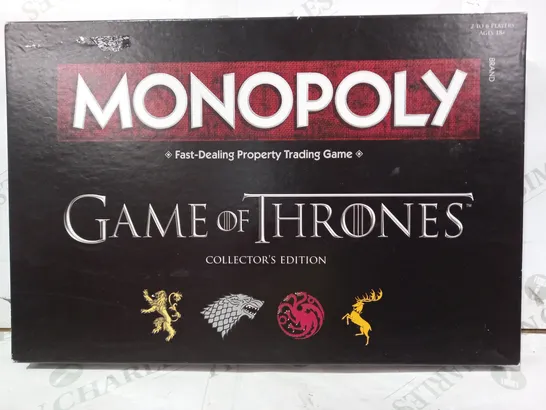 HASBRO GAMING MONOPOLY GAME OF THRONES EDITION