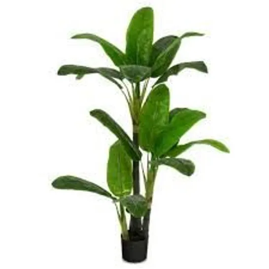 BOXED COSTWAY 5FT ARTIFICAL TREE WITH 18 LEAVES IN POT (1 BOX)