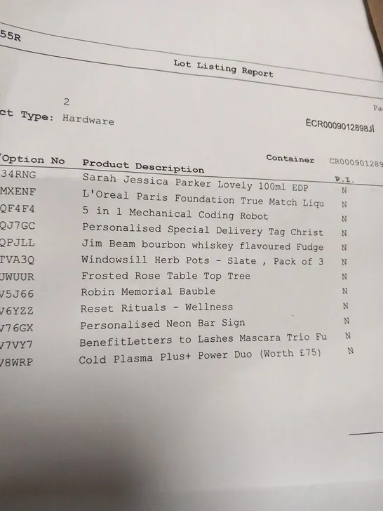 APPROXIMATELY 13 ASSORTED PRODUCTS TO INCLUDE; SARAH JESSICA PARKER LOVELY 100ML EDP, L'OREALL PARIS FOUNDATION TRUE MATCH LIQUID, JIM BEAM BOURBON WHISKEY FLAVURED FUDGE, RESET RITUALS AND COLD PLASM RRP £308