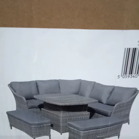 BOXED HAMILTON WICKER CORNER SET