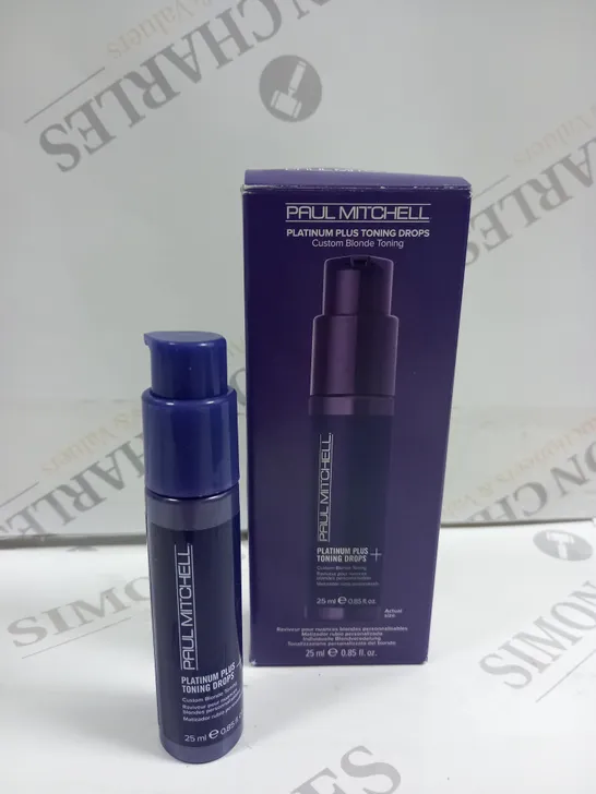 BOXED PAUL MITCHELL PLATINUM PLUS TONING DROPS 25ML