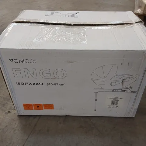 BOXED VENICCI ENGO CAR SEAT AND ISOFIX BASE - BLACK