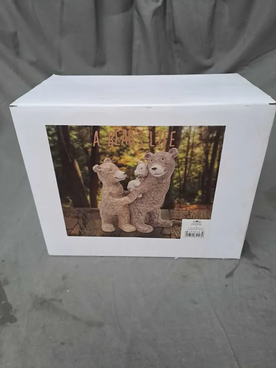 BOXED LEONARDO COLLECTION BEAR DECORATION