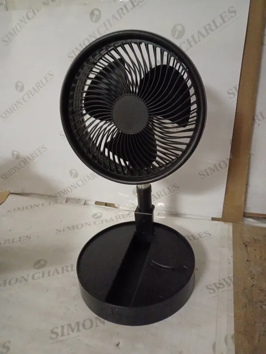 BELL & HOWELL ADJUSTABLE FOLDING RECHARGEABLE STAND FAN