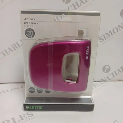 LEITZ HOLE PUNCH IN PINK