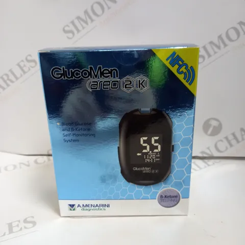 BOXED & SEALED GLUCOMEN AREO 2K BLOOD GLUCOSE MONITORING SYSTEM 