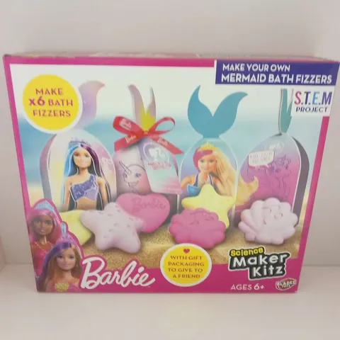 BOXED BARBIE SCIENCE MAKER KITZ MAKE YOUR OWN MWERMAID BATH FIZZERS