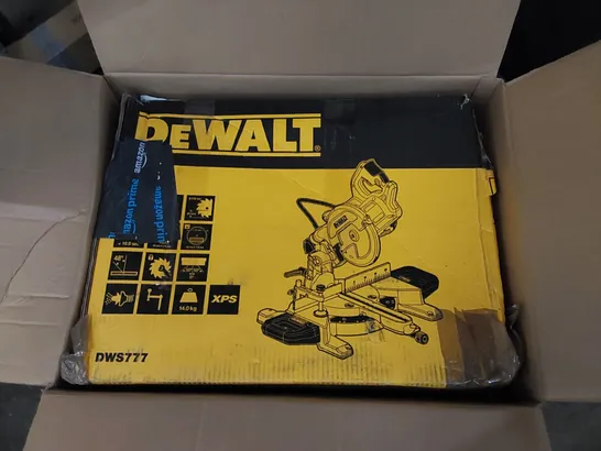 BOXED DEWALT DWS777 216mm XPS SLIDING MITRE SAW 