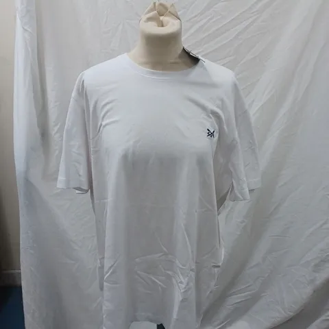 CREW CLOTHING COMPANY WHITE TSHIRT SIZE L