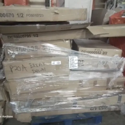 PALLET OF ASSORTED BOXED DINING TABLE PARTS