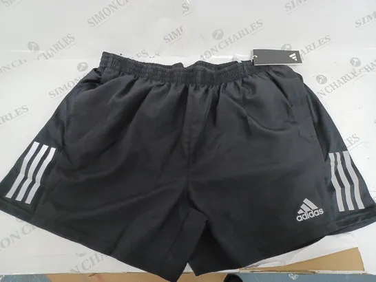 ADIDAS OWN THE RUN SHORTS IN BLACK - UK 2XL