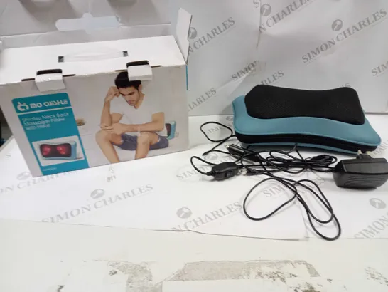 BOXED SHIATSU NECK BACK MASSAGER PILLOW WITH HEAT