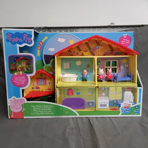 BOXED PEPPA PIG PEPPA'S PLAYTIME TO BEDTIME HOUSE 