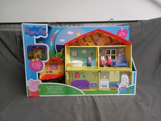 BOXED PEPPA PIG PEPPA'S PLAYTIME TO BEDTIME HOUSE 