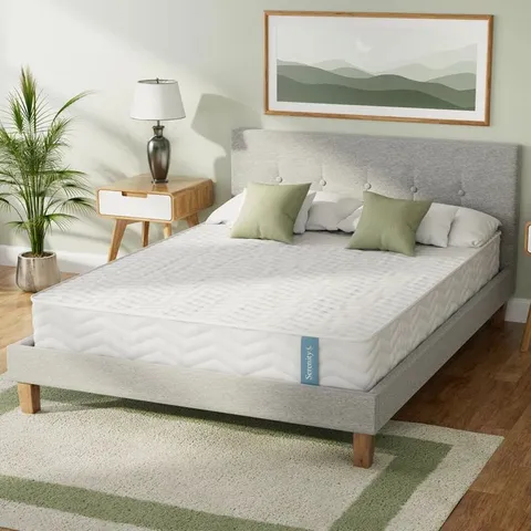 WRAPPED HYBRID COIL AND MEMORY FOAM MATTRESS- SINGLE 