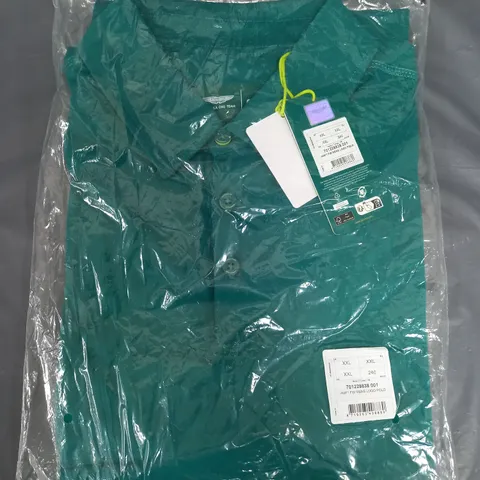 BAGGED ASTON MARTIN F1 MENS LOGO POLO IN GREEN - XXL