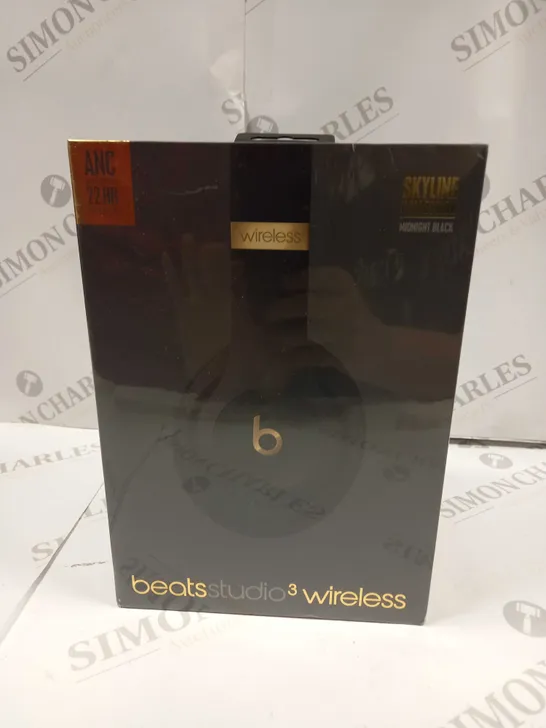 SEALED BEATS STUDIO 3 WIRELESS HEADPHONES IN MIDNIGHT BLACK