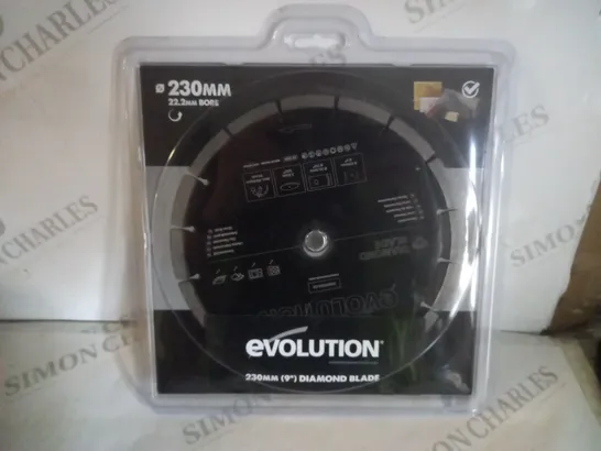 EVOLOUTION 230MM (9") DIAMOND BLADE 