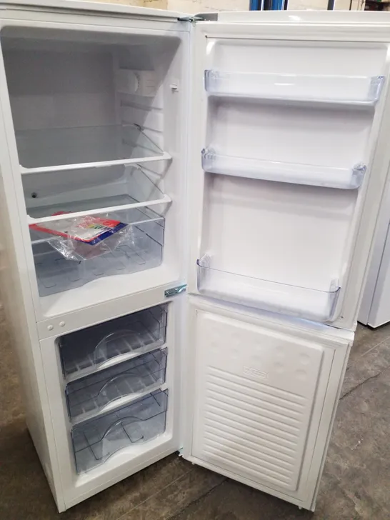 ICEKING 48CM FREESTANDING 5050 FRIDGEFREEZER WHITE - UNPROCESSED RAW RETURN