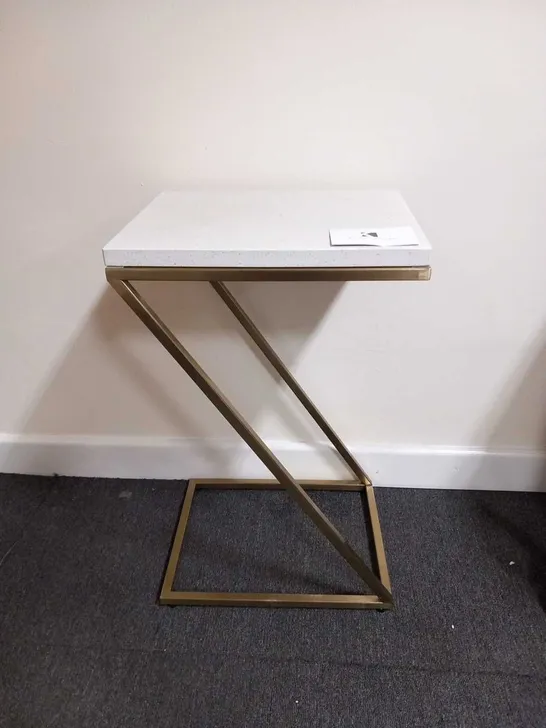 BRAND NEW KELLY HOPPEN TERRAZZO SIDE TABLE