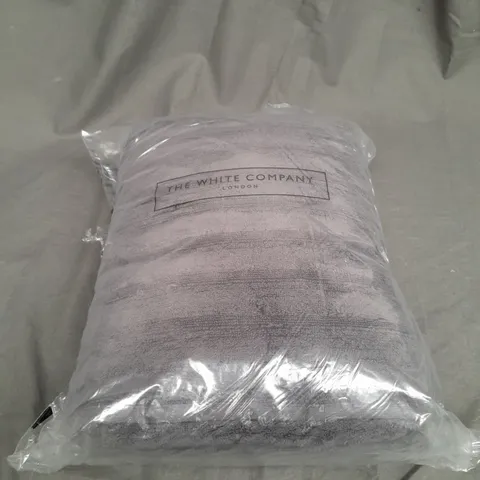 SEALED THE WHITE COMPANY BATH TOWEL IN SLATE GREY 