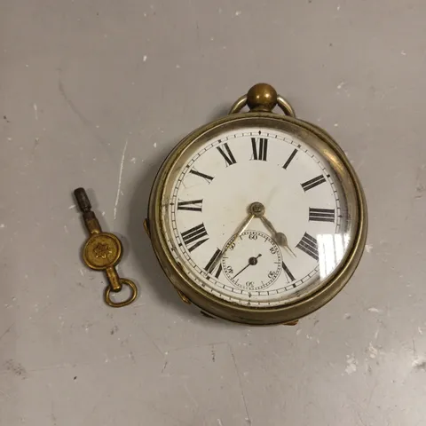 WIND UP UNBRANDED POCKET WATCH 