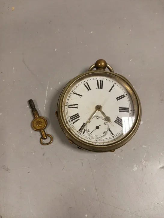 WIND UP UNBRANDED POCKET WATCH 