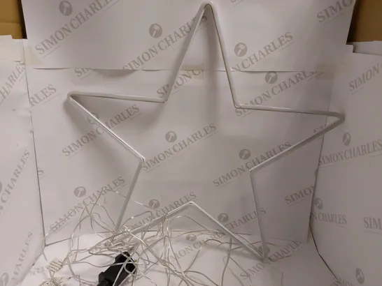 JOHN LEWIS PURE WHITE NEON STAR LED LIGHT