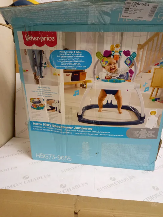 FISHER-PRICE ASTRO KITTY SPACESAVER JUMPEROO INFANT ACTIVITY CENTER