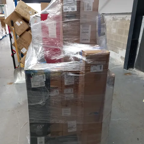 PALLET OF ASSORTED DAMAGED AND FAULTY TELEVISIONS TO INCLUDE POLAROID, SAMSUNG AND TOSHIBA - COLLECTION ONLY 