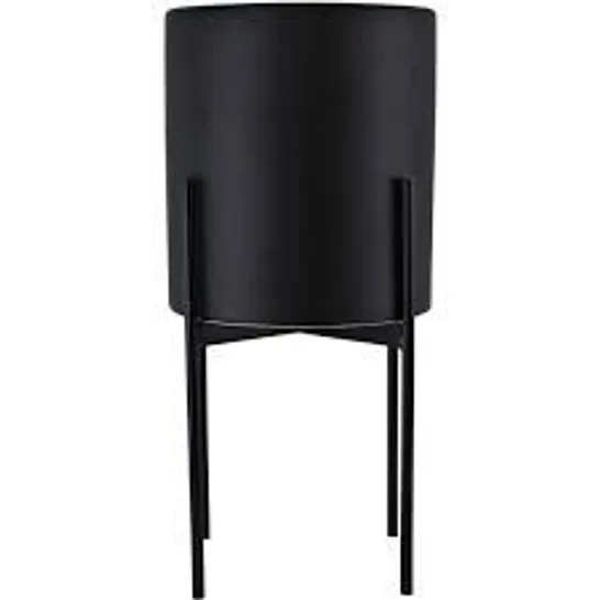 BRAND NEW BOXED MY HOME METAL PLANTER WITH STAND BLACK