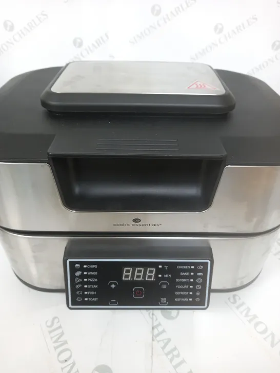 BOXED COOK'S ESSENTIALS GRILL & AIRFRYER 5.5L