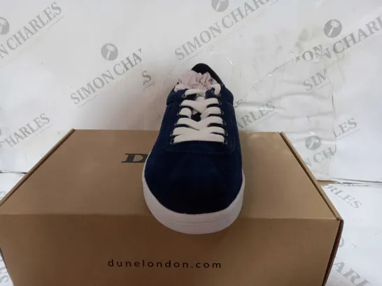 BOXED PAIR OF DUNE LONDON SHOES NAVY