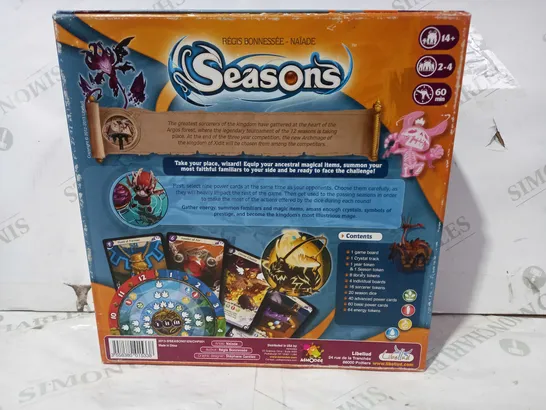 REGIS BONNESSEE - NAIADE SEAONS BOARD GAME