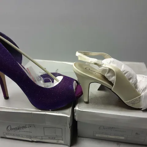 APPROXIMATELY 6 ASSORTED BOXED PAIRS OF SHOES IN VARIOUS SIZES TO INCLUDE CASANDRA, OCCASIONS BY CASANDRA ETC