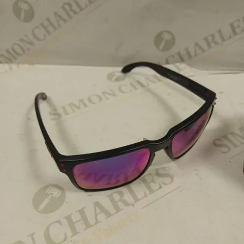 OAKLEY HOLBROOK MATTE BLACK FRAMED SUNGLASSES 