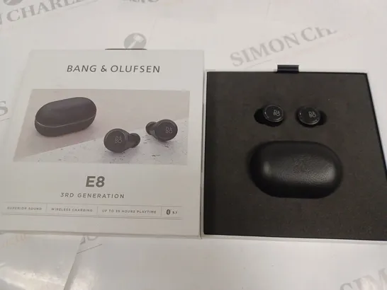 BOXED BANG & OLUFSEN E8 3RD GENERATION TWS EARBUDS