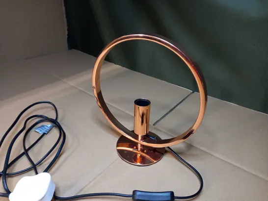 DESIGNER STATEMENT COPPER CIRCULAR LAMP