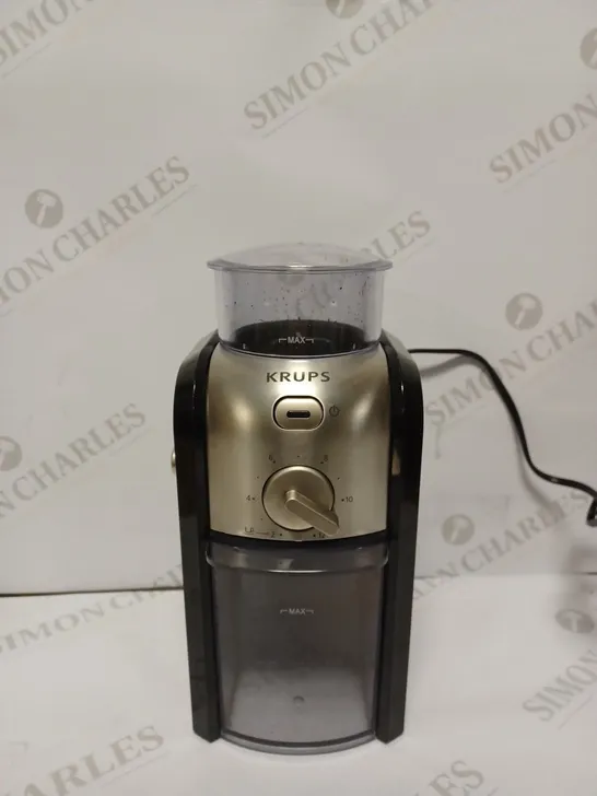 KRUPS EXPERT BURR GRINDER FOR COFFEE BEANS