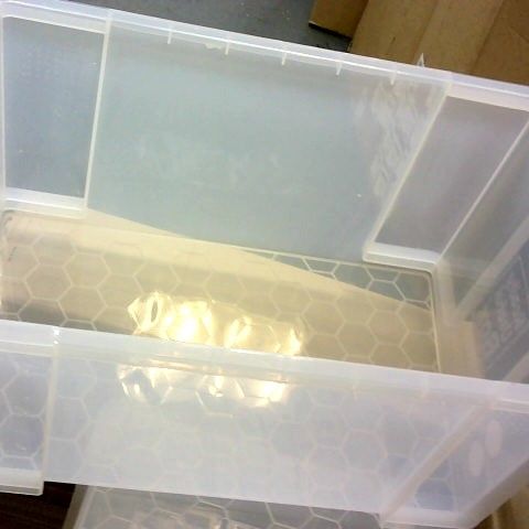REALLY USEFUL STORAGE BOX, CLEAR, STARTER PACK