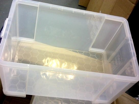 REALLY USEFUL STORAGE BOX, CLEAR, STARTER PACK