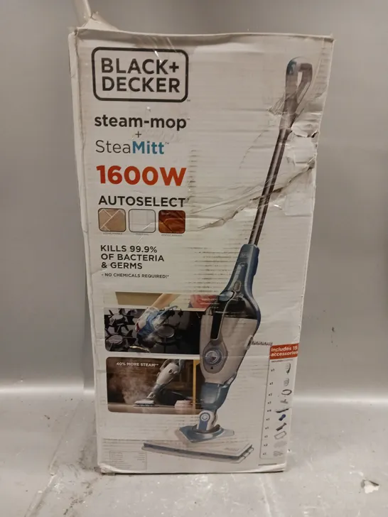 BLACK & DECKER STEAM MOP 1600W - COLLECTION ONLY